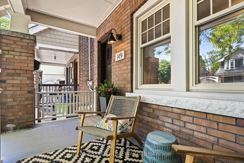 Photo 2 at 149 Wolverleigh Boulevard, Danforth, Toronto