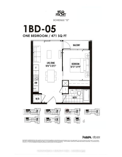 Photo 9 at 1004 - 158 Front Street E, Moss Park, Toronto