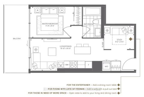 Photo 3 at 3912 - 3 Gloucester Street, Yonge Corridor, Toronto