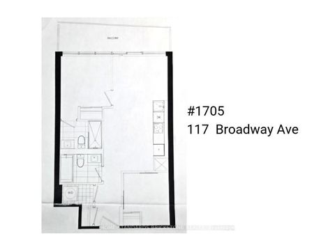 Photo 1 at 1705 - 117 Broadway Avenue, Mount Pleasant West, Toronto