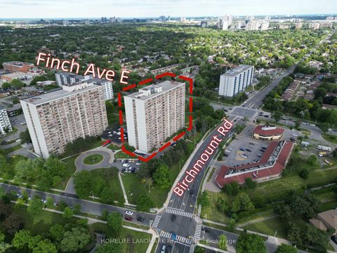 Photo 1 at PH12 - 25 Silver Springs Boulevard, L'Amoreaux, Toronto