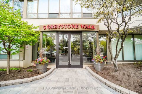 Photo 2 at 1602 - 5 Greystone Walk Drive, Kennedy Park, Toronto
