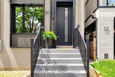 Photo 2 at 30 Winnifred Avenue, South Riverdale, Toronto