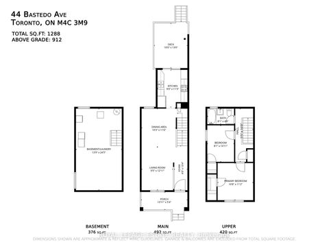 Photo 32 at 44 Bastedo Avenue, Woodbine Corridor, Toronto