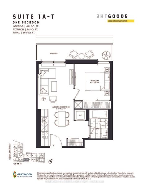 Photo 19 at 816 - 35 Parliament Street, Waterfront Communities C8, Toronto