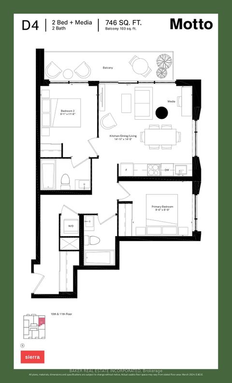 Photo 2 at 1102 - 758 Dovercourt Road, Junction, Toronto