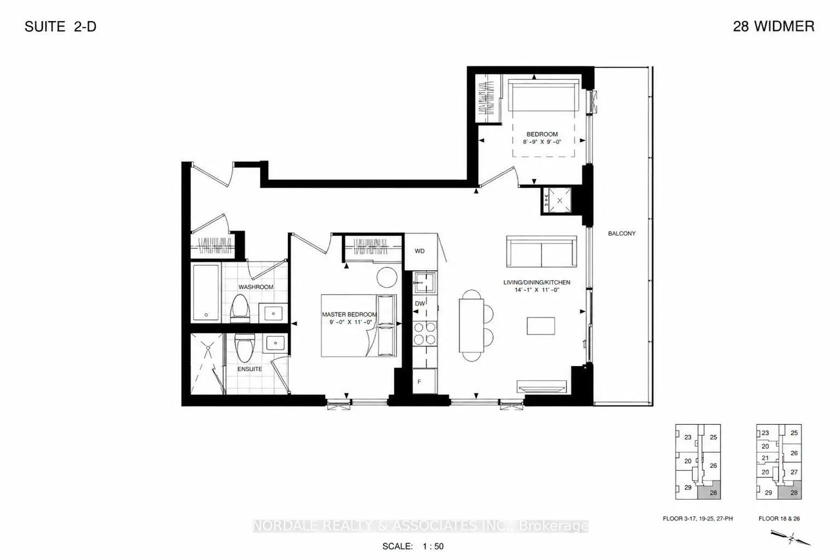 3028 - 28 Widmer Street, Waterfront Communities C1, Toronto photo number 2