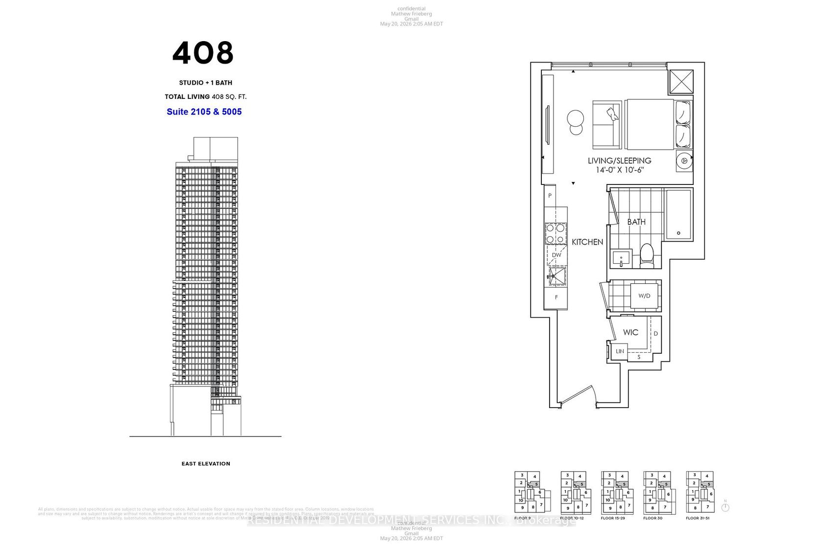 2105 - 89 Church Street, Yonge Corridor, Toronto 