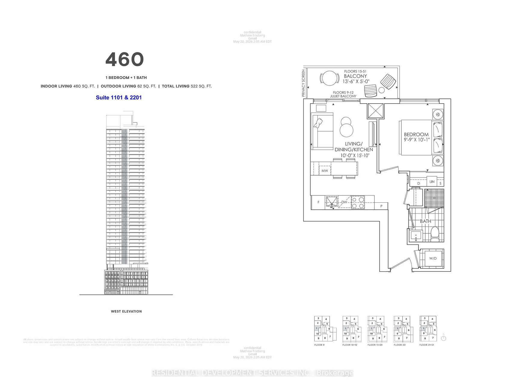 1101 - 89 Church Street, Yonge Corridor, Toronto 