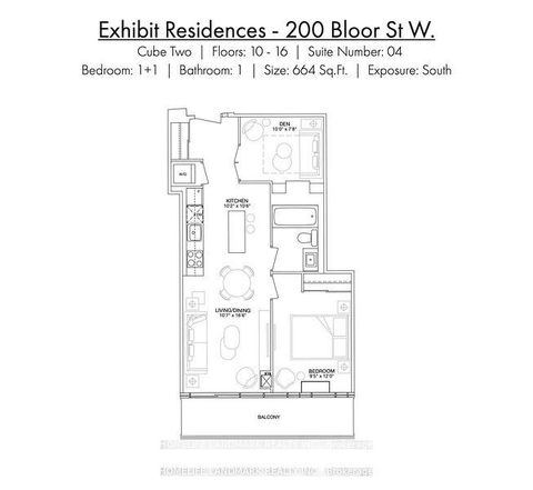 Photo 6 at 1004 - 200 Bloor Street W, Annex, Toronto