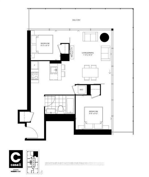 Photo 14 at 3408 - 42 Charles Street E, Yonge Corridor, Toronto