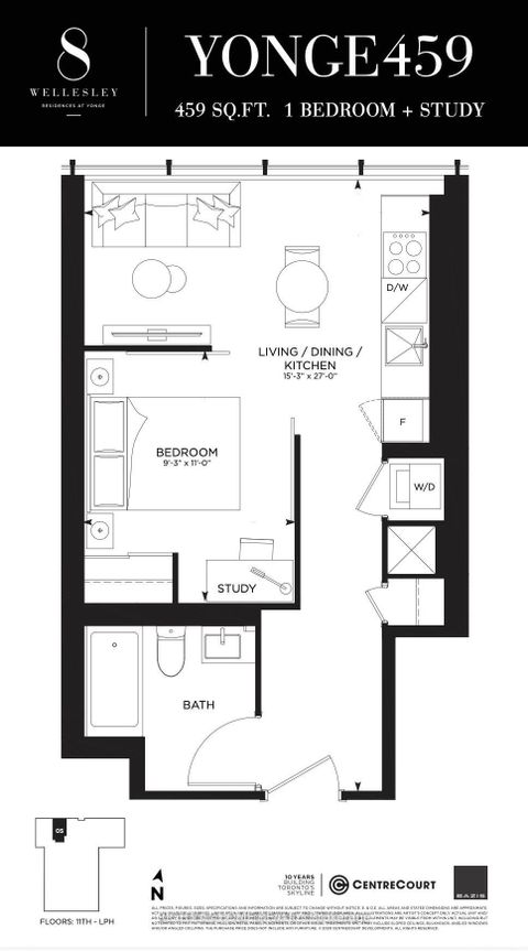 Photo 11 at 5205 - 8 Wellesley Street W, Bay Street Corridor, Toronto