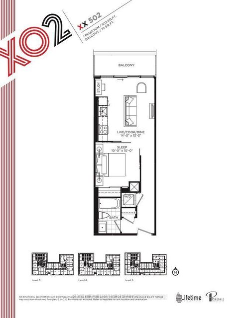 Photo 5 at 525 - 285 Dufferin Street, South Parkdale, Toronto