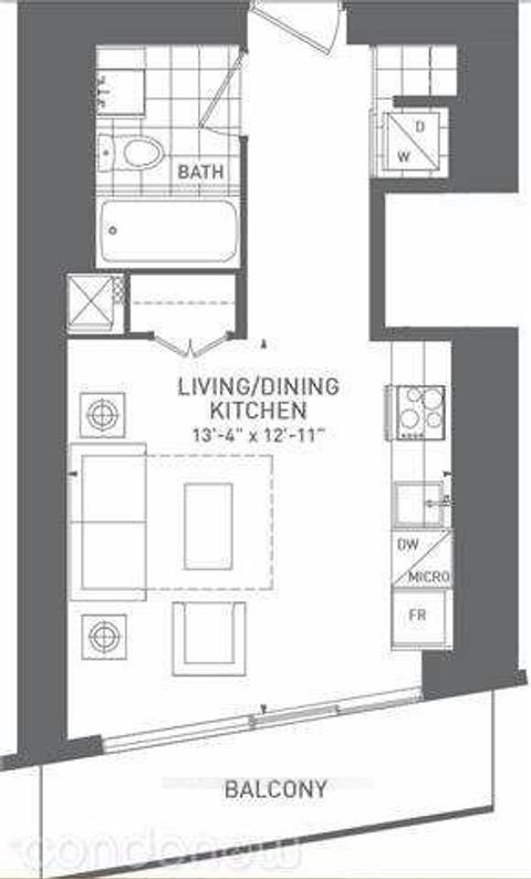 Photo 3 at 2408 - 100 Harbour Street, Waterfront Communities C1, Toronto
