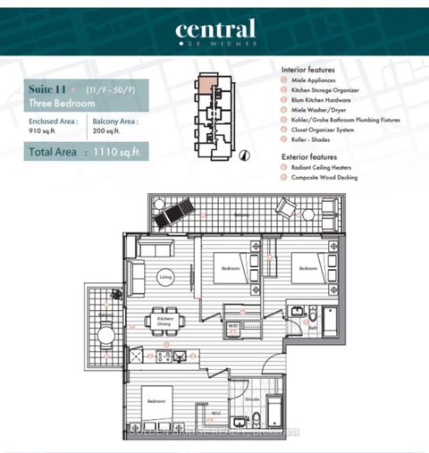 Photo 25 at 4211 - 38 Widmer Street, Waterfront Communities C1, Toronto