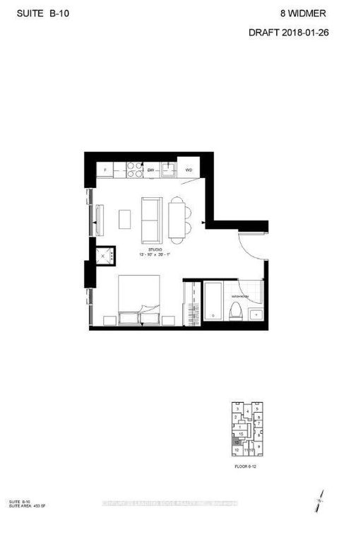 Photo 14 at 913 - 8 WIDMER Street, Waterfront Communities C1, Toronto