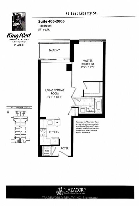 Photo 30 at 1205 - 75 East Liberty Street, Niagara, Toronto