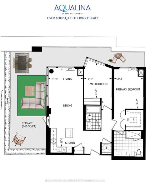 Photo 4 at 1133 - 15 Merchants' Wharf Way, Waterfront Communities C8, Toronto