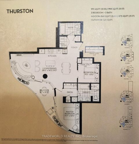 Photo 20 at 902 - 88 Cumberland Street, Annex, Toronto