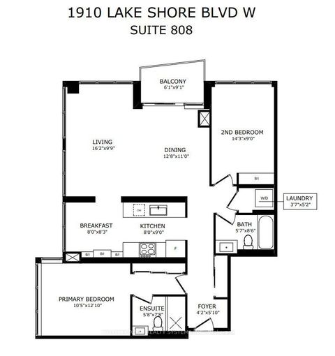 Photo 47 at 808 - 1910 Lake Shore Boulevard W, South Parkdale, Toronto