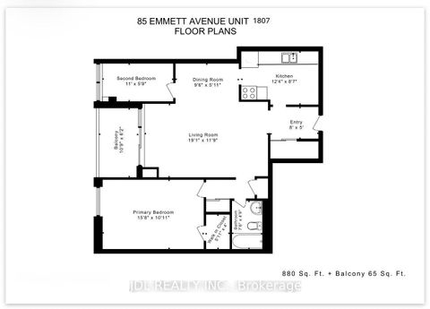 Photo 6 at 1807 - 85 Emmett Avenue, Mount Dennis, Toronto