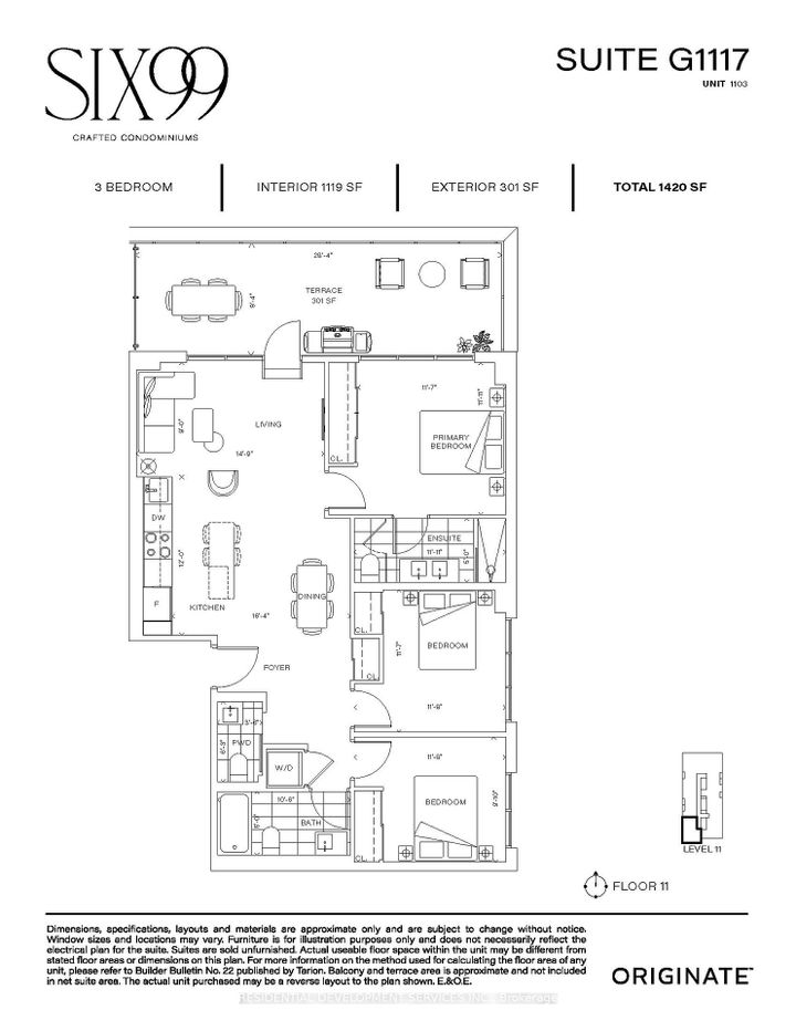 Photo 2 at 1103 - 699 Sheppard Avenue E, Bayview Village, Toronto