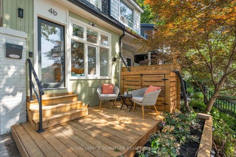 Photo 1 at 46 Corley Avenue, Danforth, Toronto