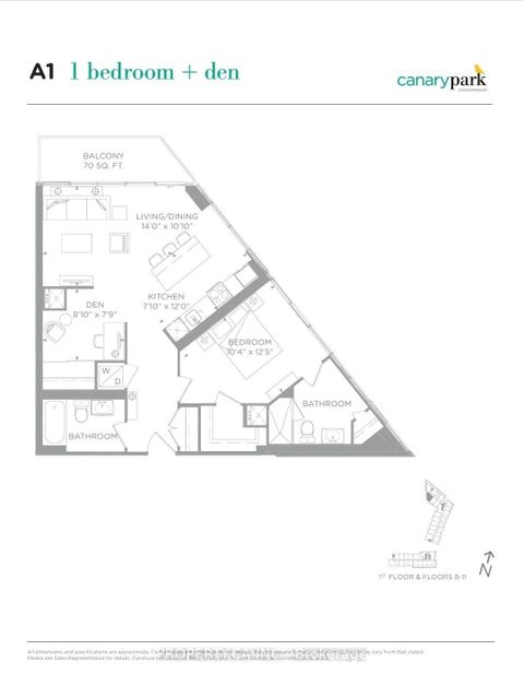 Photo 31 at N122 - 120 Bayview Avenue, Waterfront Communities C8, Toronto