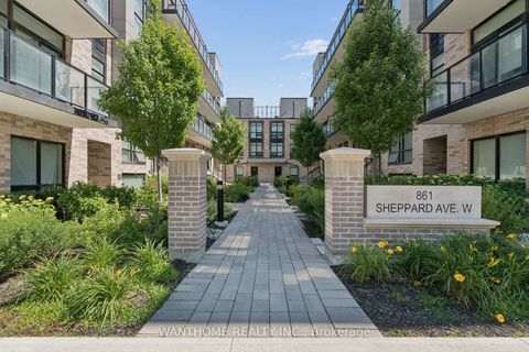 Photo 1 at 15 - 861 Sheppard Avenue W, Clanton Park, Toronto