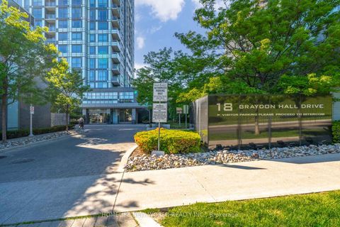 Photo 1 at 809 - 18 Graydon Hall Drive, Donalda, Toronto