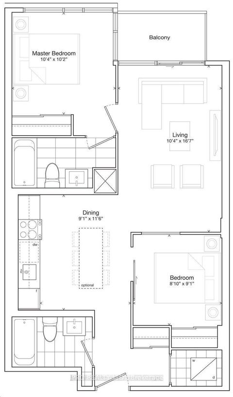 Photo 13 at 307 - 859 The Queensway, Queensway, Toronto