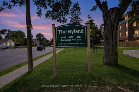 Photo 1 at 413 - 4060 Lawrence Avenue E, West Hill, Toronto