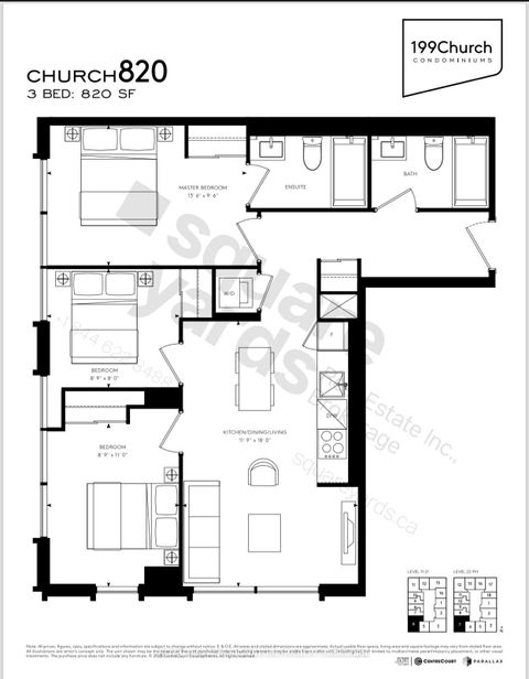 Photo 12 at 3307 - 82 Dalhousie Street, Yonge Corridor, Toronto