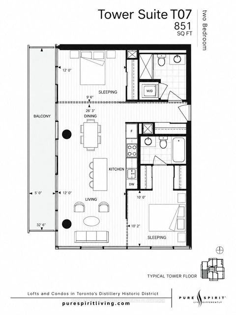 Photo 21 at 2406 - 33 Mill Street, Waterfront Communities C8, Toronto