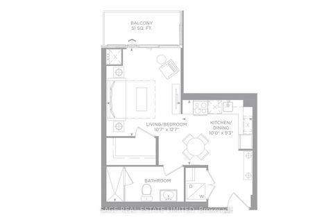Photo 15 at S515 - 120 Bayview Avenue, Waterfront Communities C8, Toronto