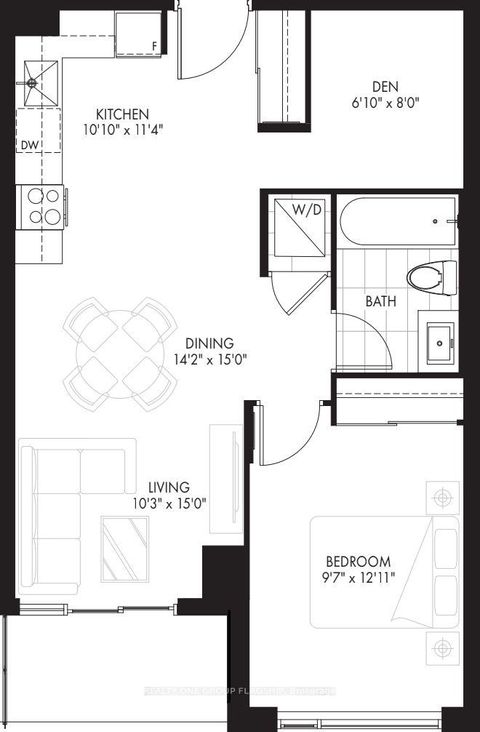 Photo 2 at 618 - 700 Sheppard Avenue W, Bathurst Manor, Toronto
