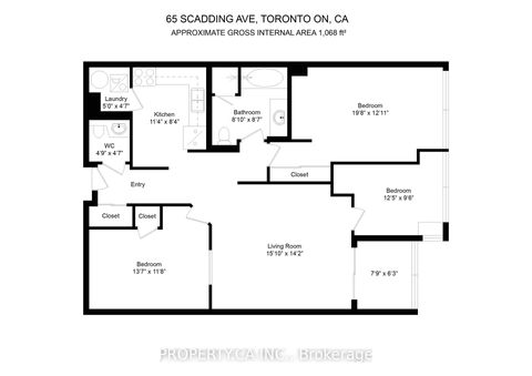 Photo 24 at 608 - 65 Scadding Avenue, Waterfront Communities C8, Toronto