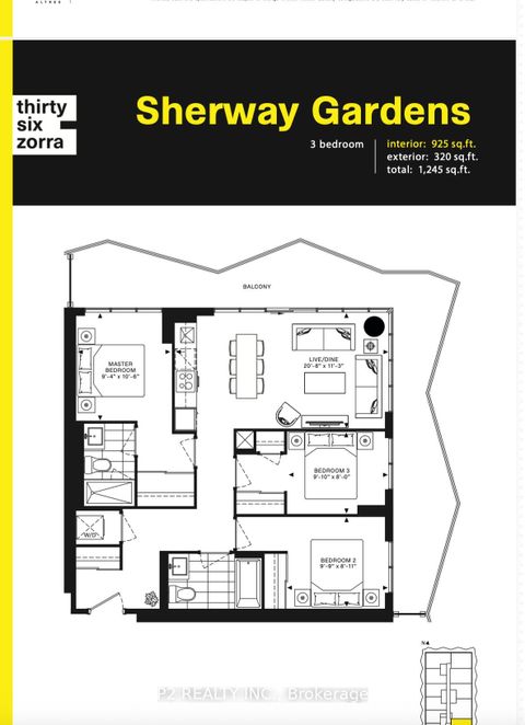 Photo 4 at 1708 - 36 Zorra Street, City Centre West, Toronto