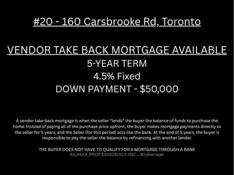 Photo 1 at 20 - 160 Carsbrooke Road, Etobicoke West Mall, Toronto
