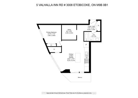Photo 17 at 3008 - 5 Valhalla Inn Road, City Centre West, Toronto