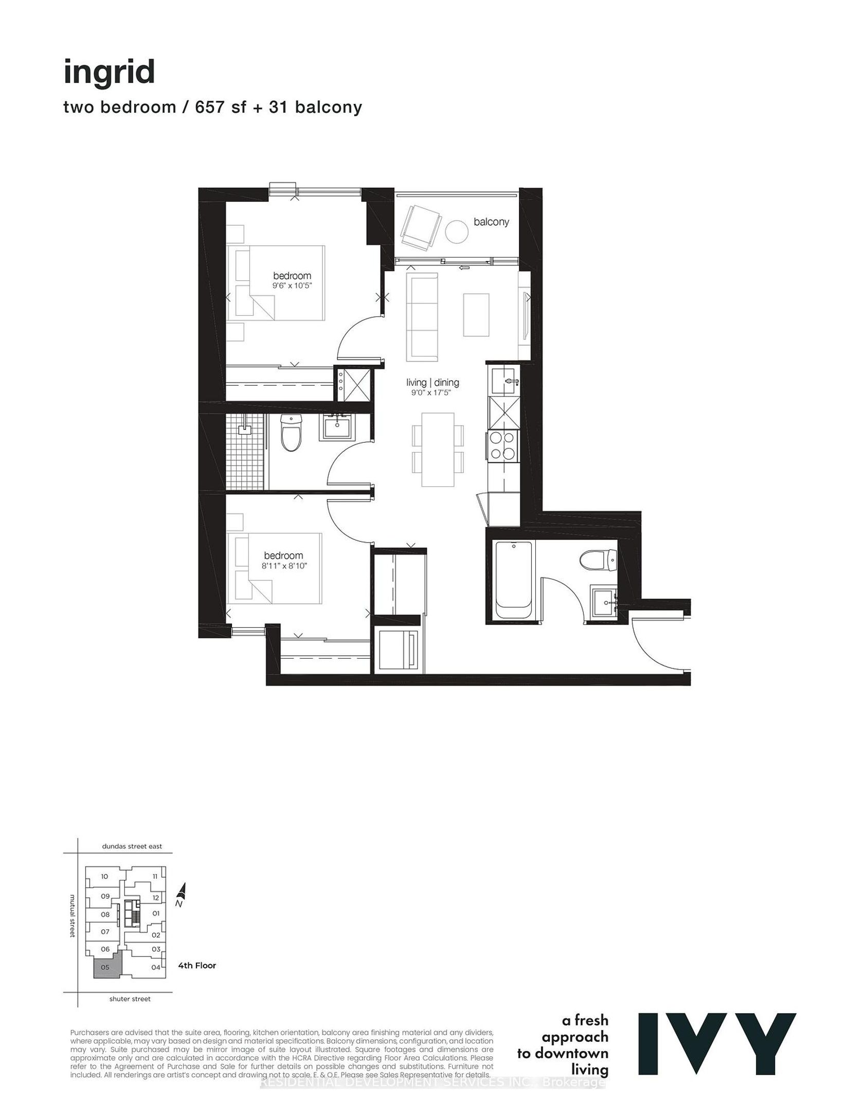405 - 65 Mutual Street, Yonge Corridor, Toronto 