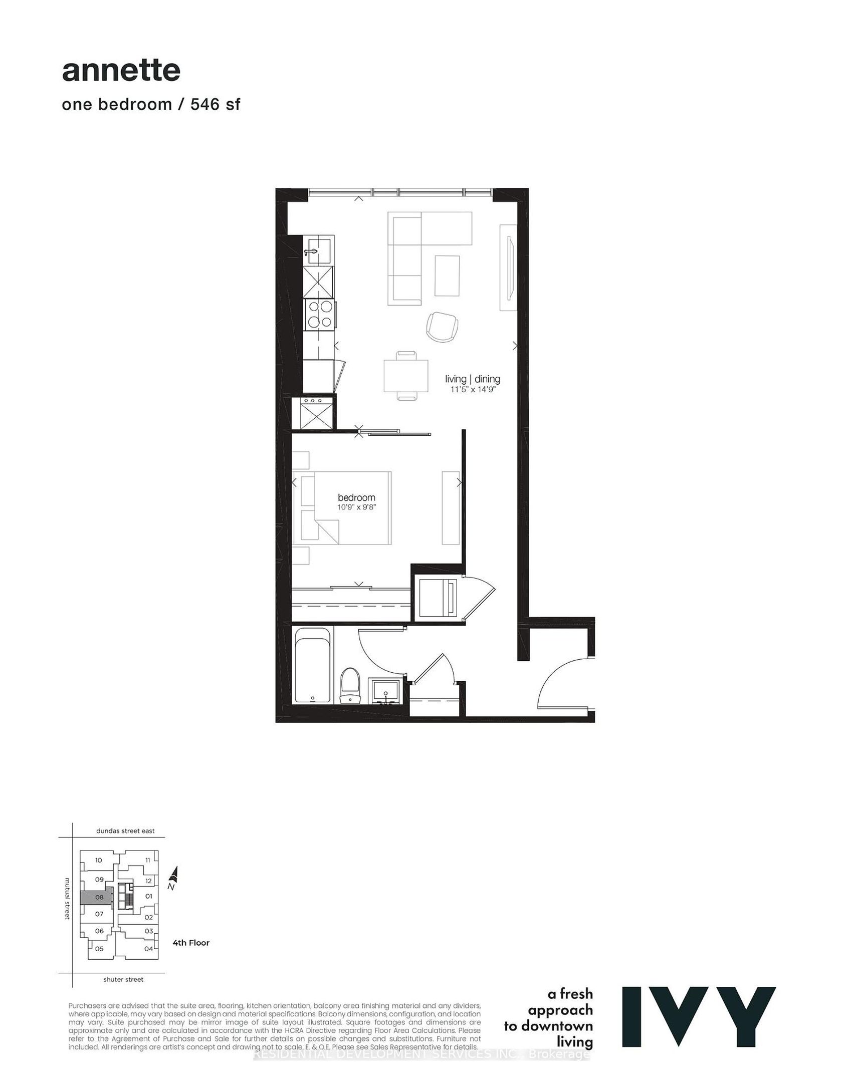 408 - 65 Mutual Street, Yonge Corridor, Toronto 