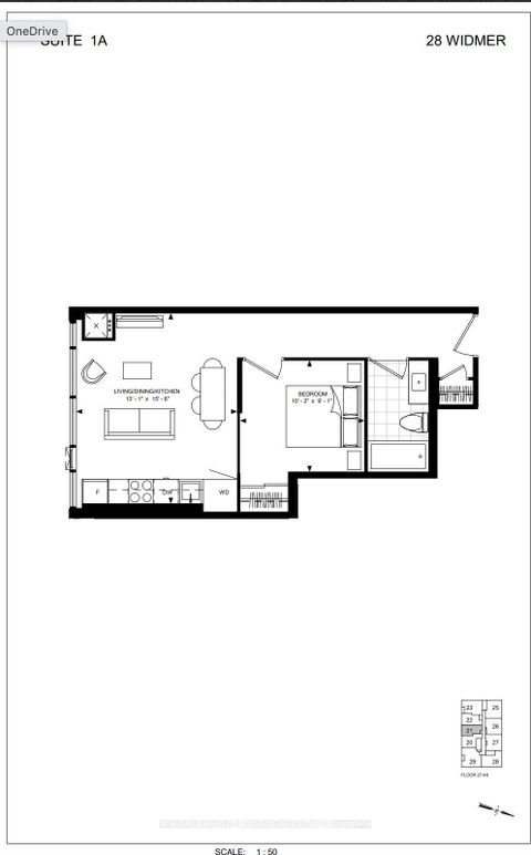 Photo 1 at 4921 - 28 Widmer Street, Waterfront Communities C1, Toronto