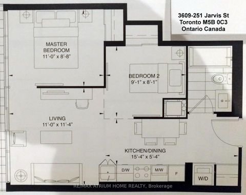 Photo 4 at 3609 - 251 Jarvis Street, Yonge Corridor, Toronto