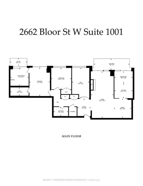 Photo 49 at 1001 - 2662 Bloor Street W, Kingsway South, Toronto