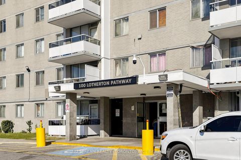 Photo 1 at 604 - 100 Lotherton Pathway, Glen Park, Toronto