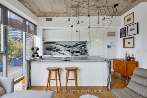 Photo 3 at TH 209 - 20 Trolley Crescent, Moss Park, Toronto
