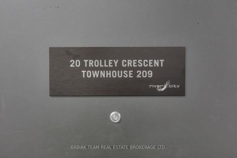 Photo 36 at TH 209 - 20 Trolley Crescent, Moss Park, Toronto