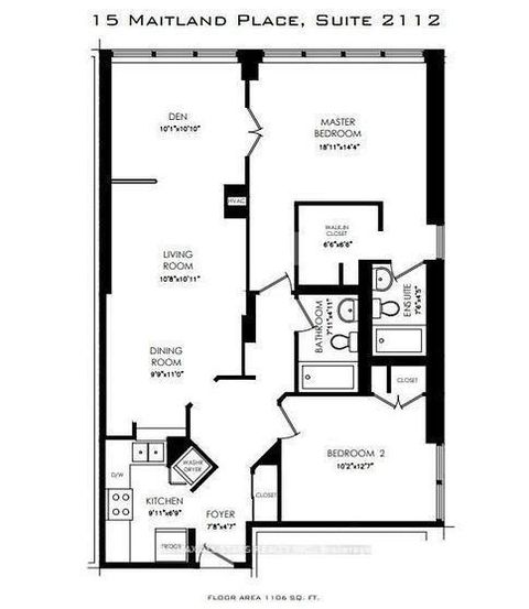 Photo 48 at 2112 - 15 Maitland Place, South St. James Town, Toronto